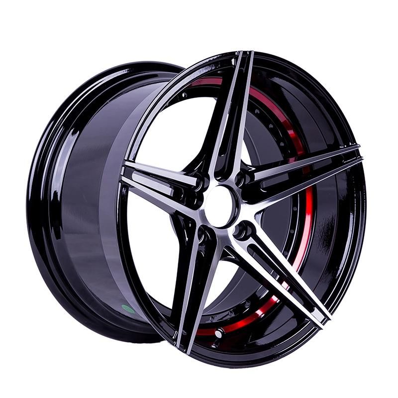 China OEM 15 Inch 4X100 Polish Lip BBS Auto Racing Car Aluminum Alloy Wheel Rim