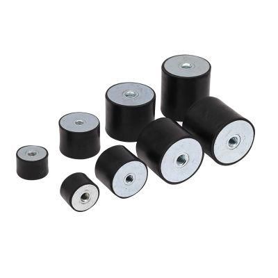 M8 Thread Female Rubber Mounts 40mm X 30mm Anti Vibration Rubber Mount Isolator