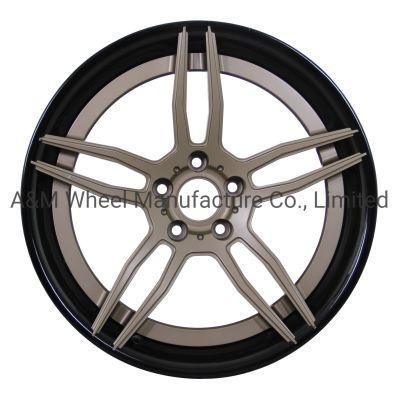 Am-AC-003 Carbon Fibre+ Aluminum Center 2 Piece Forged Car Wheel