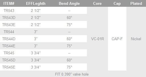 O-Ring Seal Car Valves TR543 TR544 TR545D