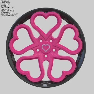 Individuation Design Pink 18 Inch 5 Holes Car Accessories Rim