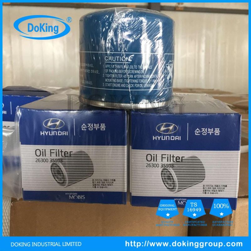 Car Filter 26300-35503 Oil Filter for Korean Cars Hyundai