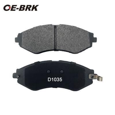 D1035 Auto Parts Japanese Car Parts Ceramic Brake Pads Manufacturer