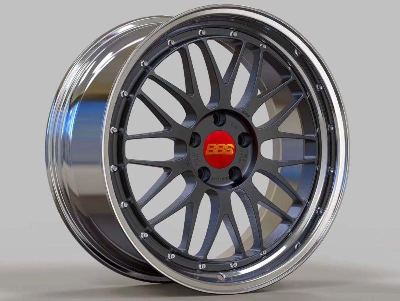 2 Piece Forged Car Wheels Aluminum Rims