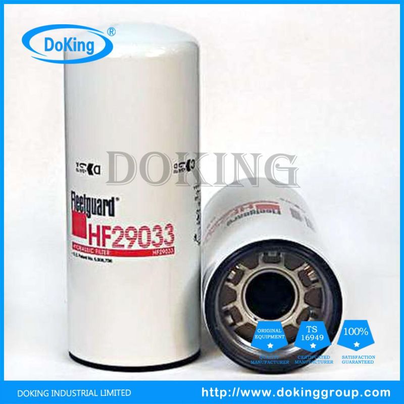 Auto Parts Hf20933 Oil Filter for Trucks/Cars/Excavators