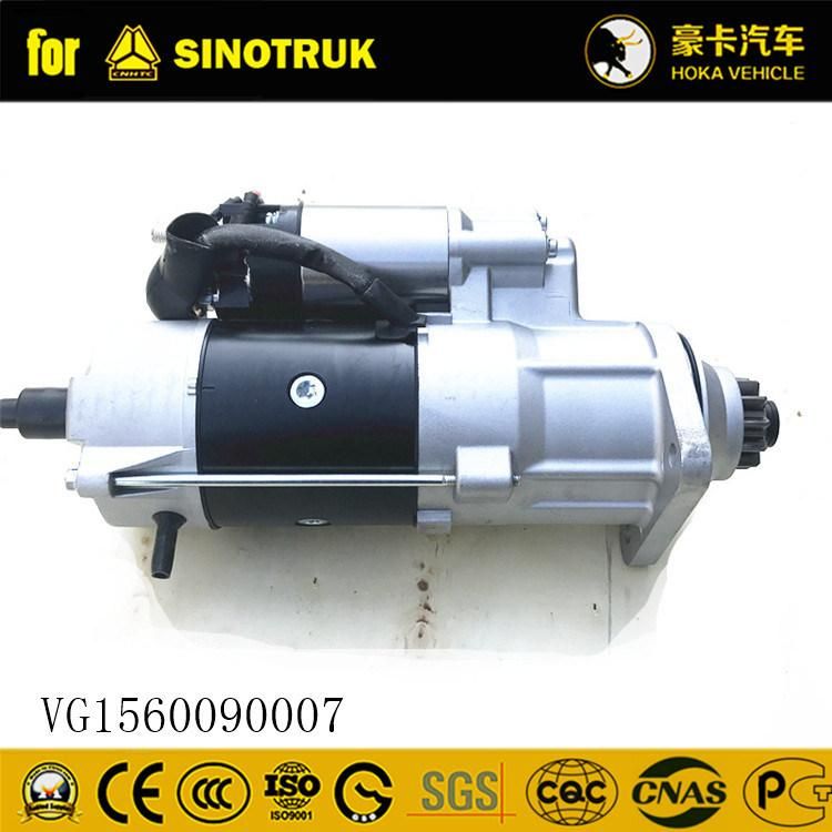 Original Sinotruk HOWO Truck Spare Parts 11 Teeth 24V Starter Vg1560090007 for All Sinotruk Heavy Truck