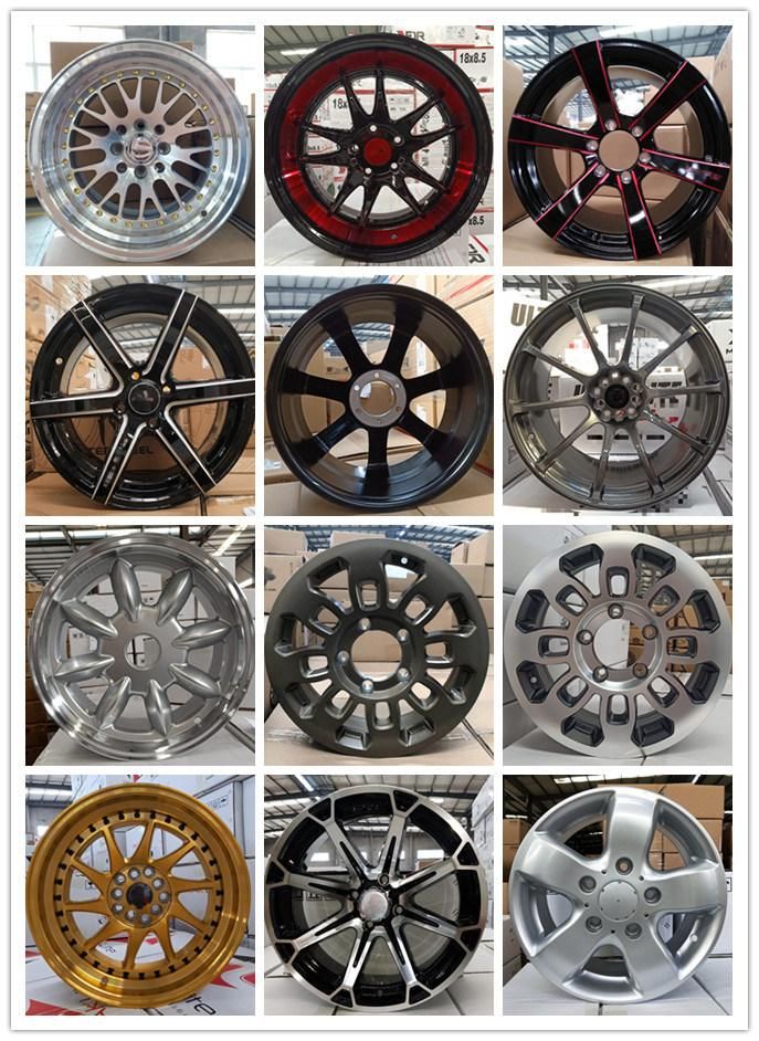 OEM/ODM Alumilum Alloy Wheel Rims 18X8.5 Inch 5X114.3 PCD Black Machined Face Color Finish Professional Manufacturer for Passenger Car Wheel Car Tire