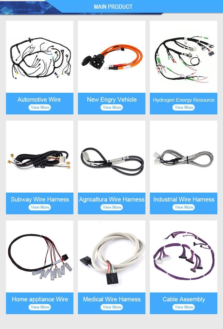 Factory Customized OEM ODM New Energy Vehicle Industry Electrical Cable Assembly Golf Cart Wiring Harness