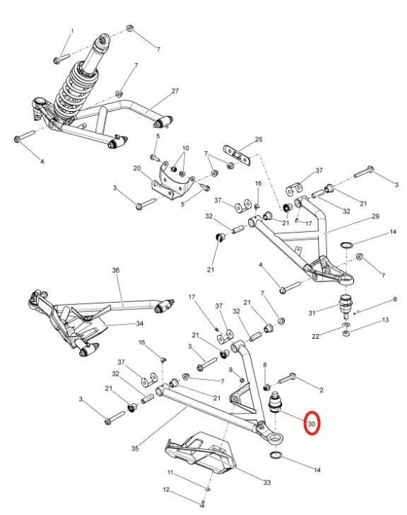 Can-Am 706202045 Ball Joint