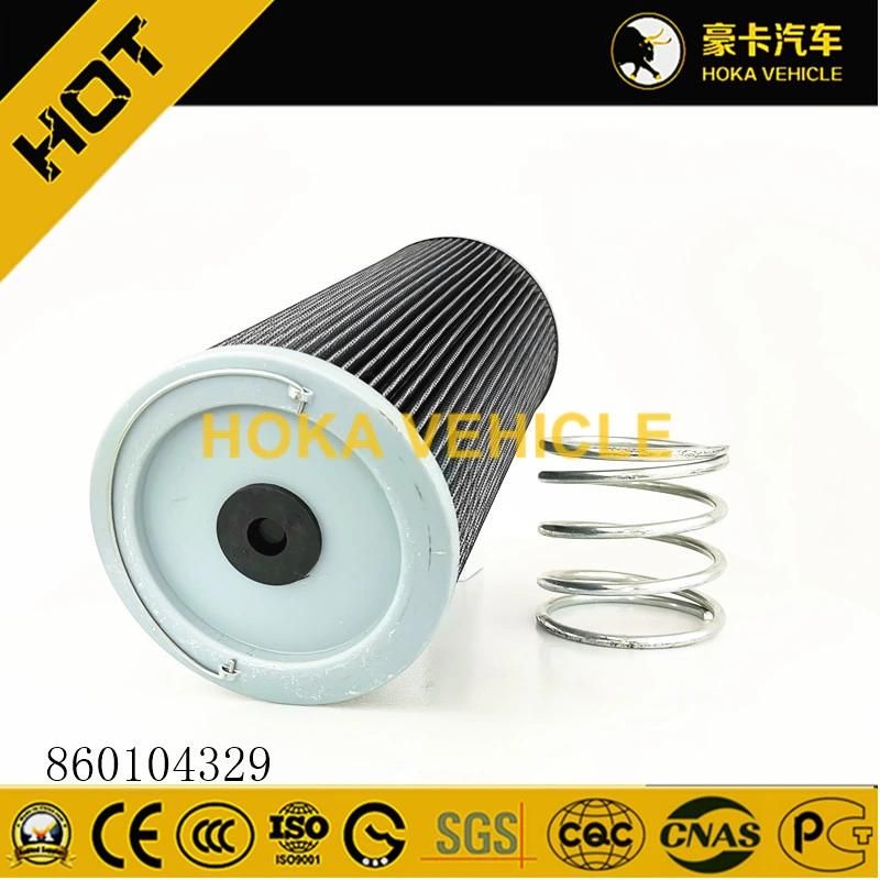 Original and Genuine Spare Parts Hydraulic Oil Filter 860104329 for XCMG Wheel Loader