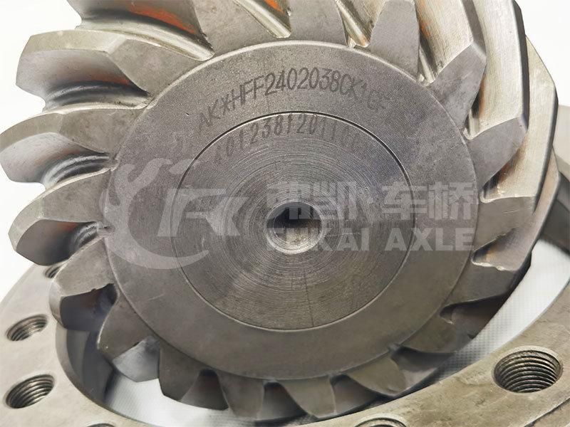 Hff2402038ck1gftb/035A1218A 28/17 Rear Bevel Gear for Foton Auman Ankai Axle Truck Spare Parts