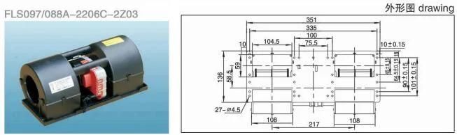 Evaporated Fan for Vehicles