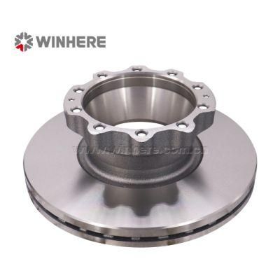 High Quality GG15HC Painted/Coated Auto Spare Parts Solid Brake Disc(Rotor) with ECE R90