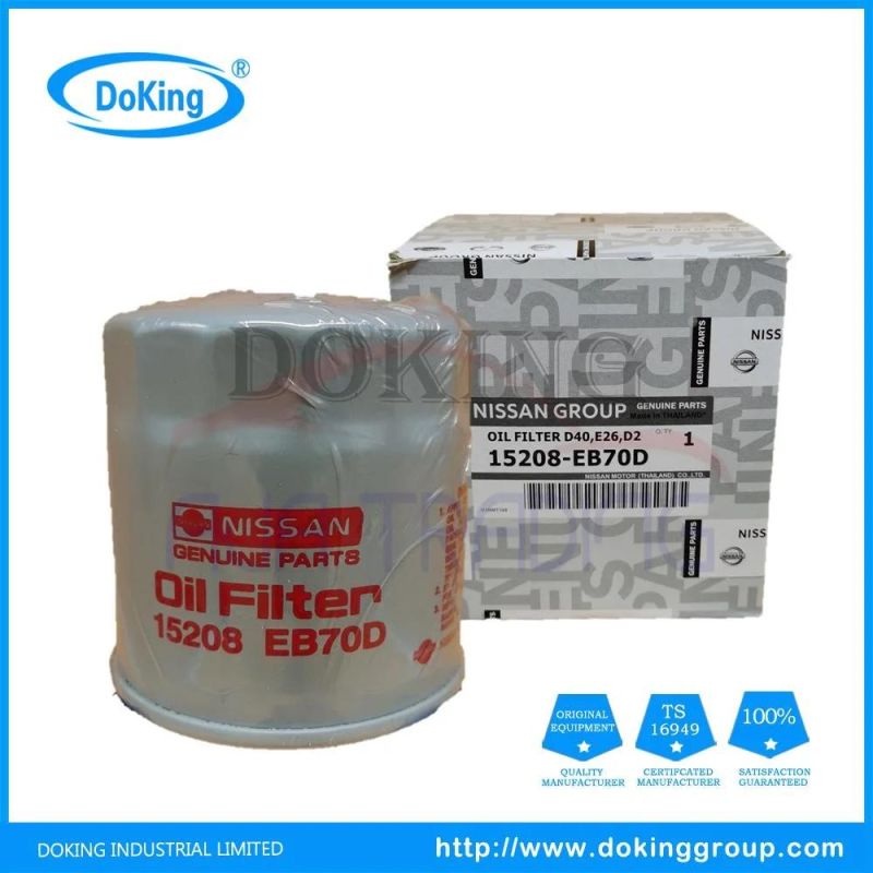 Factory Price 15208-Eb70d Oil Filter for Nissan Japan Car Parts