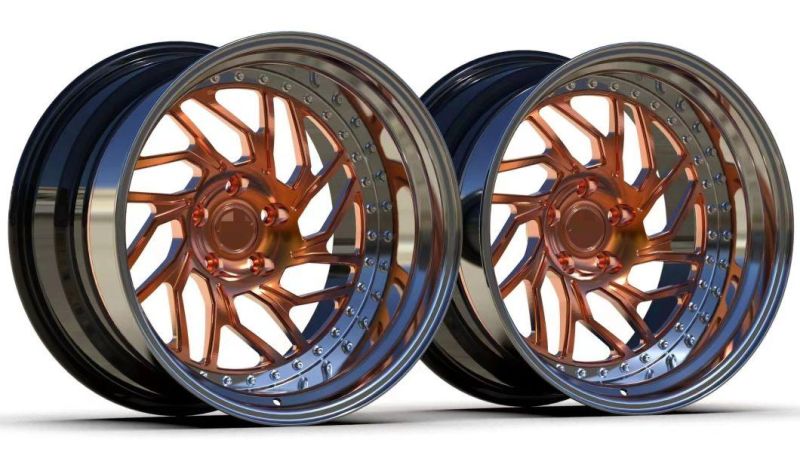 Aviation Aluminum Alloy 6061 Custom 18 19 20 21 Inch Forged Car Wheel PCD5X114.3 Forged Car Wheel