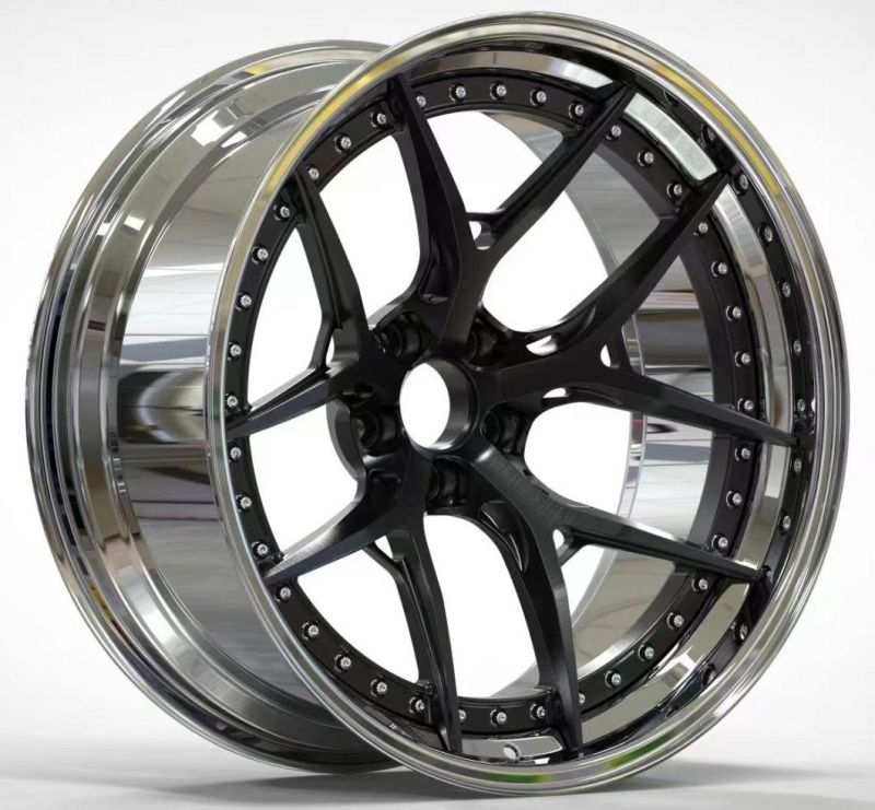 Two-Piece Forged Car Rim 18/19/20/21/22 Inches Forged Car Alloy Wheel