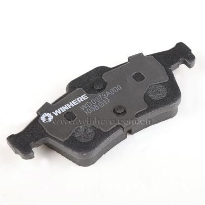 Auto Spare Parts Rear Brake Pad for OE#1233679Anti Rattle Clips