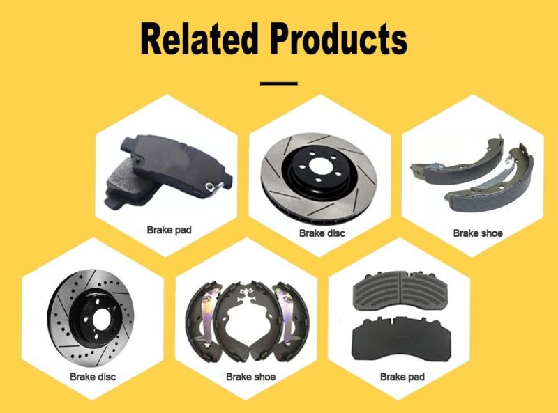 Reliable Auto Spare Parts Semi-Metal Drum Front and Rear Brake Shoe/Brake Lining 53201-70A12 for Suzuki Samurai