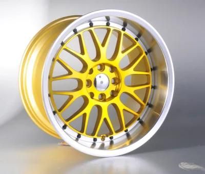 Milled Lip 17inch Rivets Wheel Rim Staggered