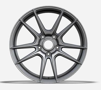 17 Inch 100-114.3 PCD 4/5/8 Hole Alumilum Alloy Wheel Rims Black Finish Wheels for Passenger Car Wheel China Professional Manufacturer