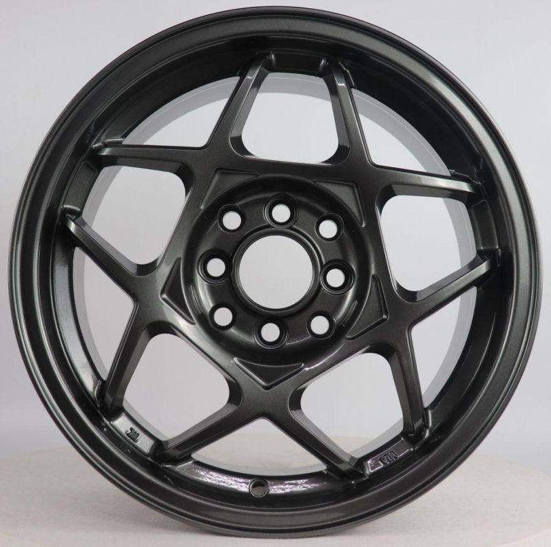 Super Light New Design 15 Inch Flow Forming Alloy Wheel with 4 Holes 8 Holes