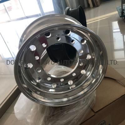 22.5*11.75China Exports High Quality Double Polished Forged Aluminum Alloy Tubeless Wheels