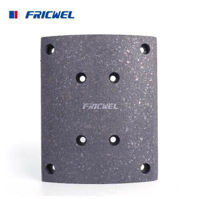 Brake Lining Material for Sale Brake Parts Truck Brake Lining Semi Metallic Brake Pads for Wva 19488