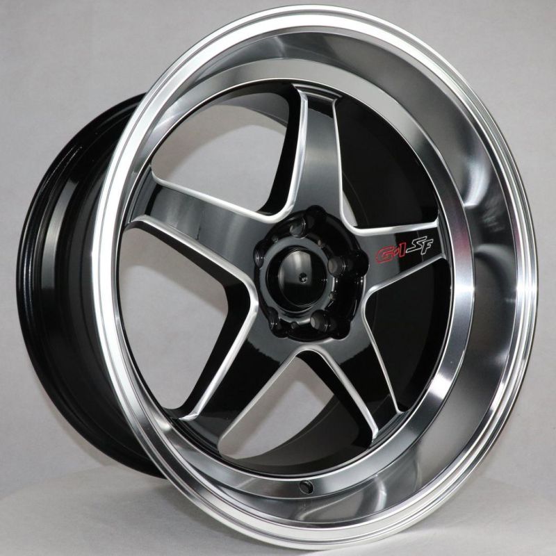 Auto Parts 5 Spoke 5X100 5X1143 Car Alloy Wheel Rims 18 Inch