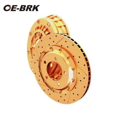 Wholesaler Auto Parts Drilled and Slotted Brake Pad Brake Disc