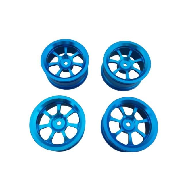 Blue Color Electric Scooter Aluminum Alloy Wheel Hub CNC Machining Wheel Hub