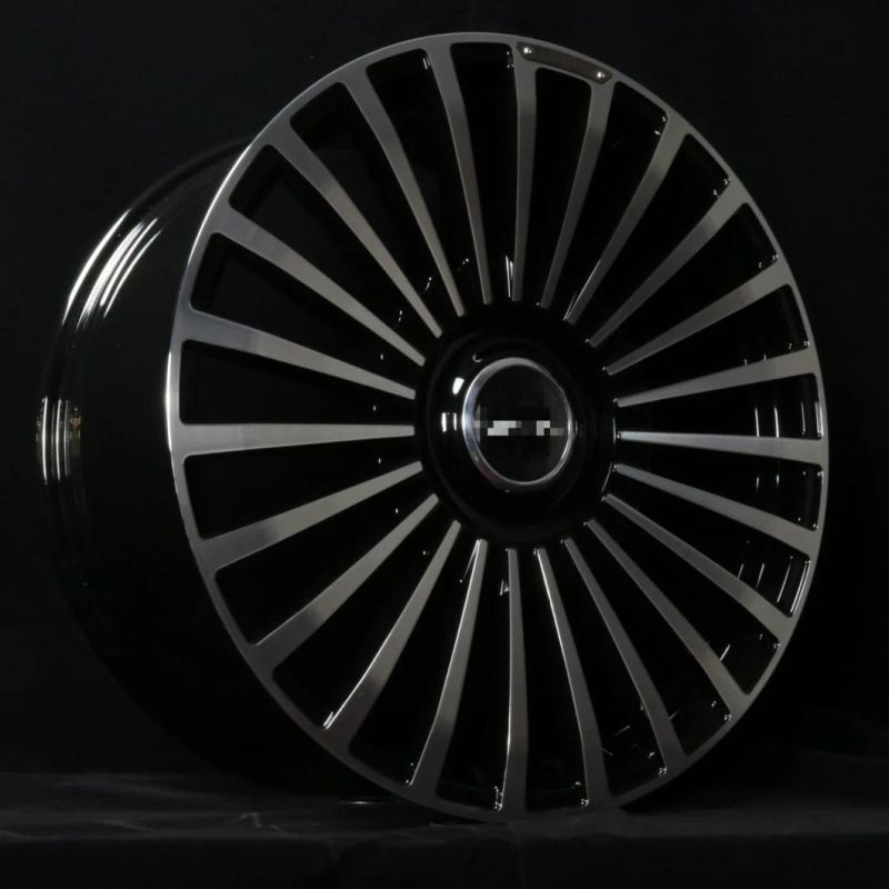 18-22 Inch Blue Coating Good Quality Aftermarket Customer Design 3 Piece Aluminium Alloy Forged Wheel