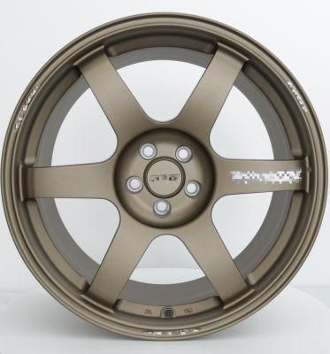 Luxury 4X100 5X114.3 Aro 5 Lugs Mags Te37 Rines Rims 15 17 Inch 4 Holes Car Alloy Wheel