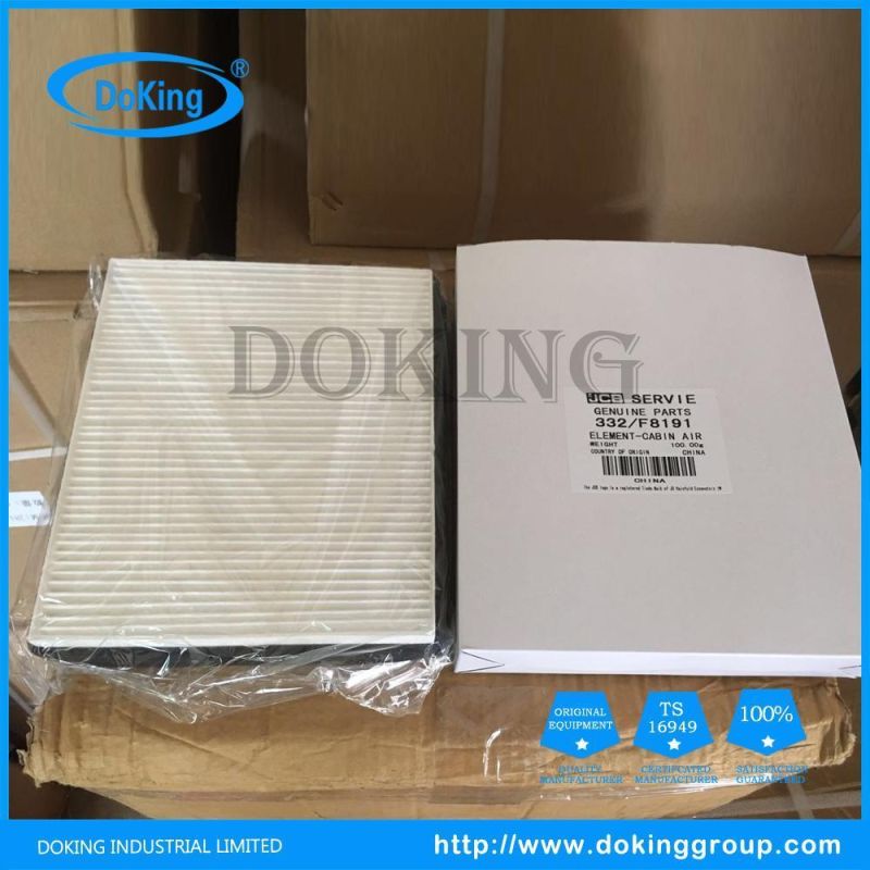 Good Price Cabin Air Filter 332/F8191 for Jcb