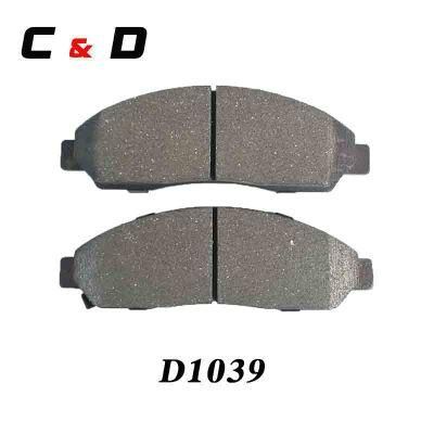 D1039-7943 Brake Pad for Isuzu D-Max 2002/05- Chevrolet Truck Gmc Truck