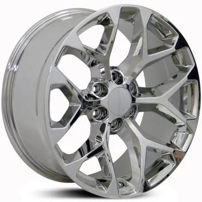 Chrome 20 22 Inch PCD 6X139.7 Replica Alloy Wheels for Gmc Chevrolet