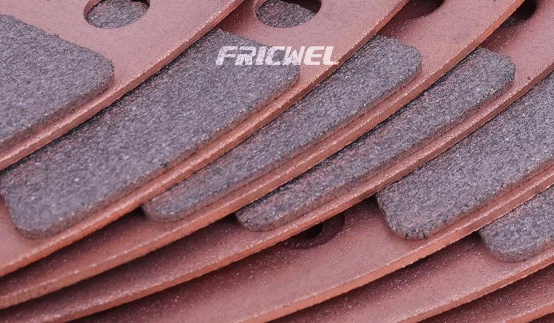 Fricwel Auto Parts Friction Pad Sintered Clutch Racing Disc Copper Friction Pad Sintered Copper Racing Disc Factory Price 11004