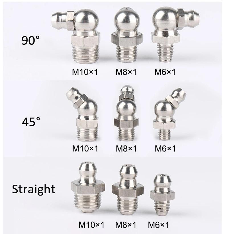 Brass Grease Fitting Nipple DIN71412