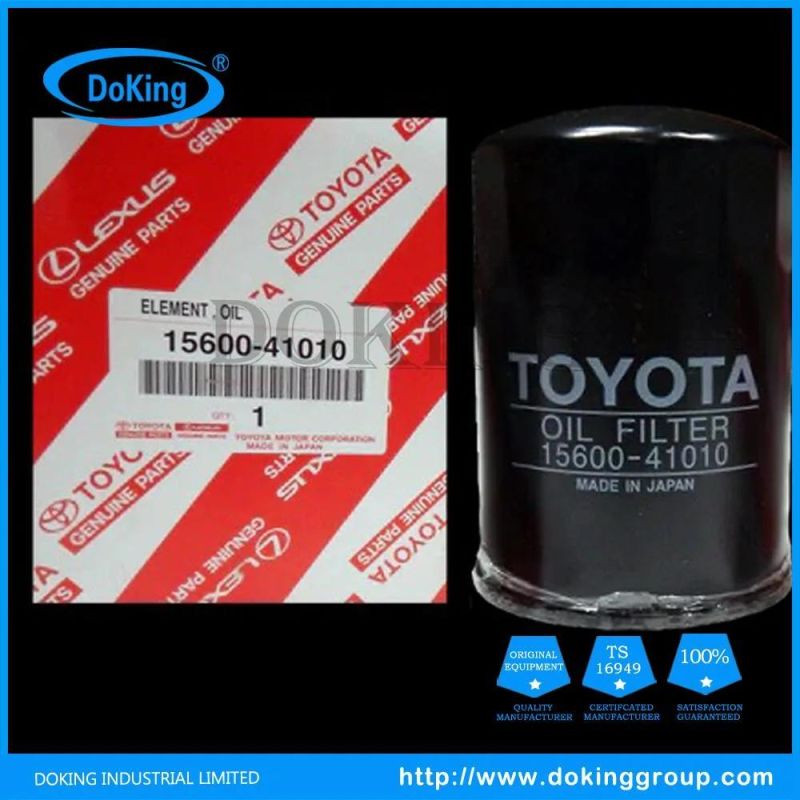 China Supply Oil Filterr 15600-41010 Toyota Auto Parts for Japan