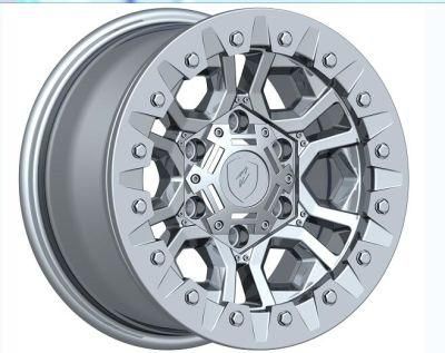 15X8.0 Rivets Silver Wheel Rim Tuner