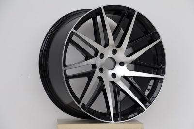 Wheel Rim Mesh Design Passenger Car Alloy Wheel Black Machine Face