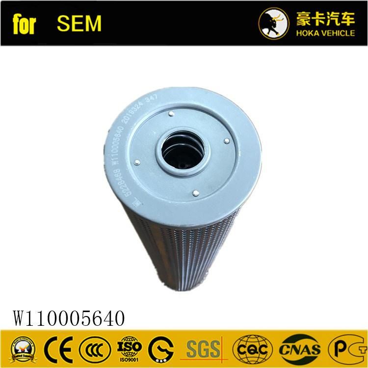 Original and Genuine Compressor Spare Parts Oil Return Filter W110005640 for Sem659c Wheel Loader