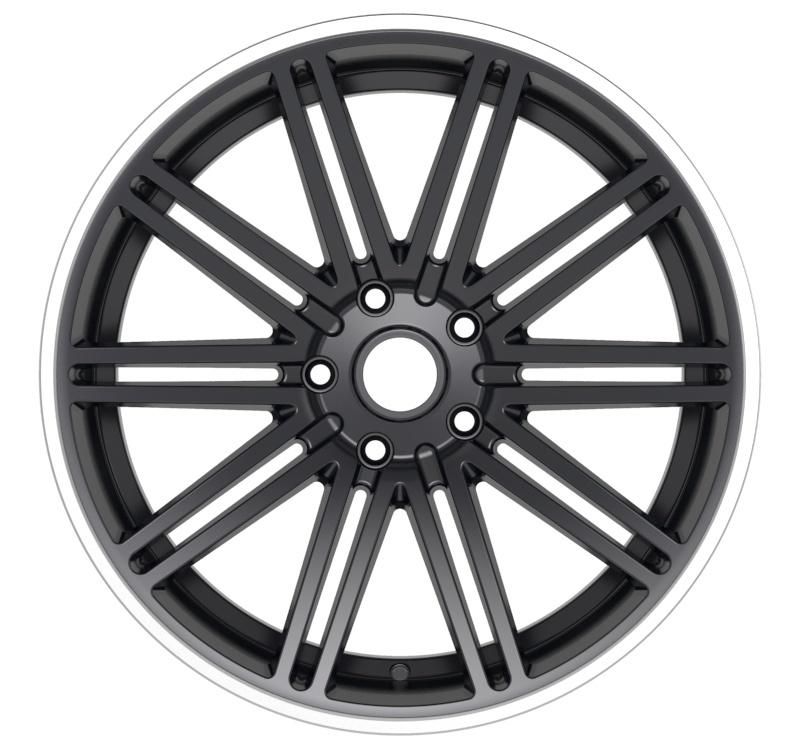 18/19 Inch 5X112-120 PCD China Professional Forged Alumilum Alloy Wheel Rims Black Machined Lip for Passenger Car Wheel Rims Car Tires