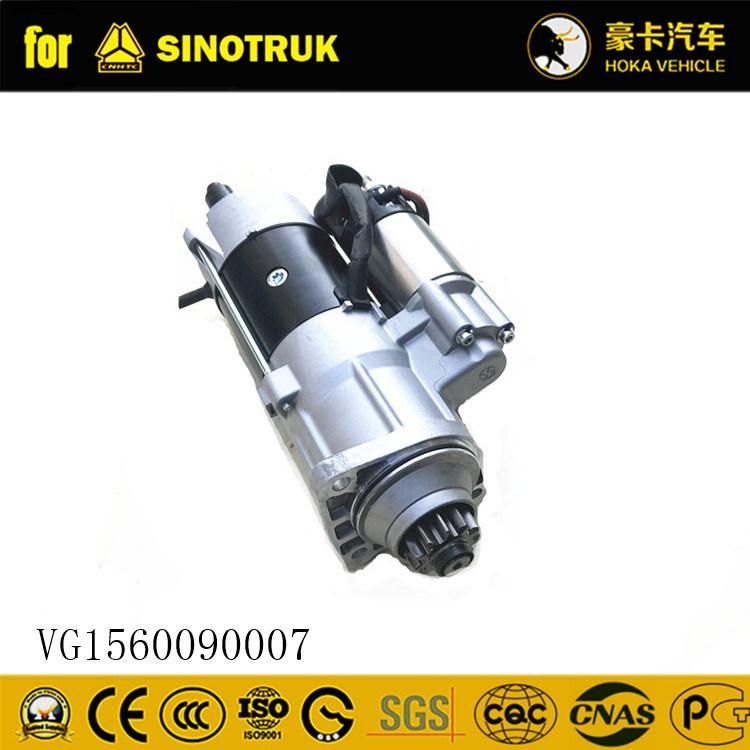 Original Sinotruk HOWO Truck Spare Parts 11 Teeth 24V Starter Vg1560090007 for All Sinotruk Heavy Truck