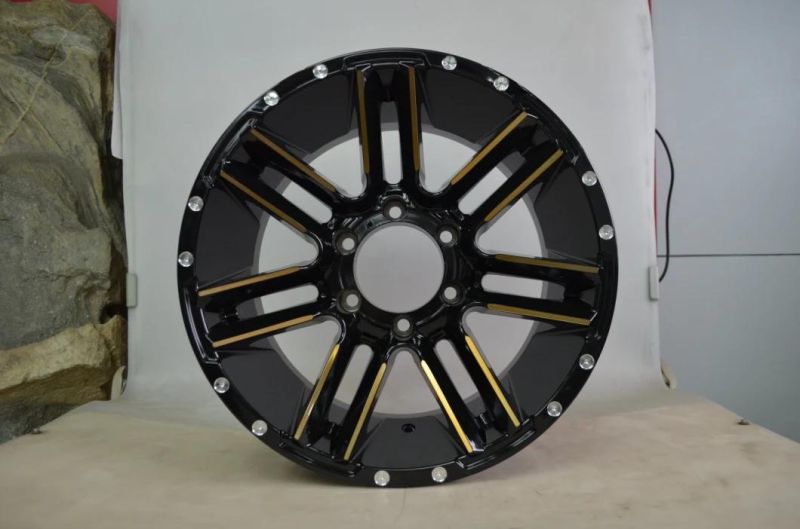 17 Inch 6X139.7 PCD Black for Passenger Car Wheels Car Rims China Professional Forged Aluminum Alloy Wheel Truck Wheel