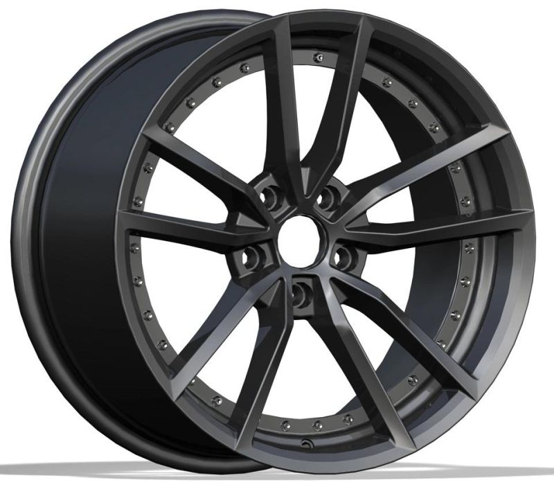 Alumilum Alloy Wheel Rims 18 Inch 5X100-114.3 22/35 Et Black Concave/Mesh Design Professional Manufacturer for Passenger Car Tire Wheel