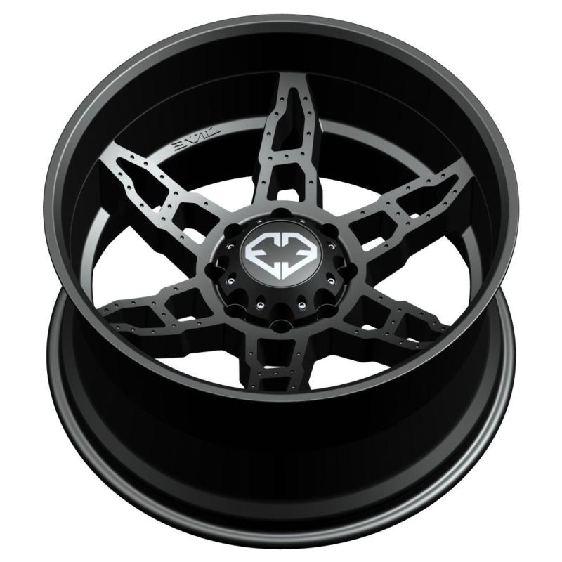 Alumilum Alloy Wheel Rims 20/22 Inch 8X170 PCD -44 Et Black Color Finish Wheels for Passenger Car Wheel China Professional Manufacturer