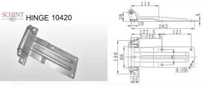 Truck and Trailer Hinge