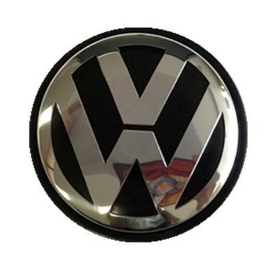 Custom Chrome 55mm ABS Car Logo Wheel Center Caps