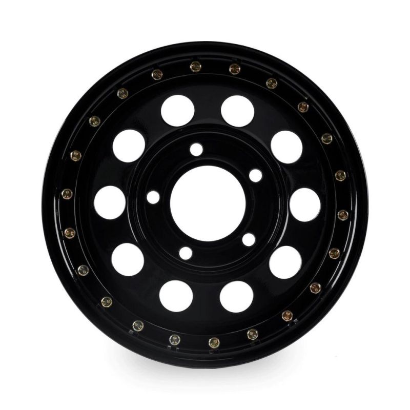 Black Beadlock Steel Wheels Modular Wheel 17X9" 5X165