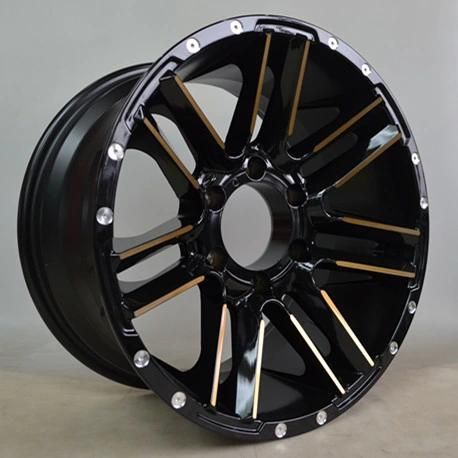 17 Inch 6X139.7 PCD Black for Passenger Car Wheels Car Rims China Professional Forged Aluminum Alloy Wheel Truck Wheel